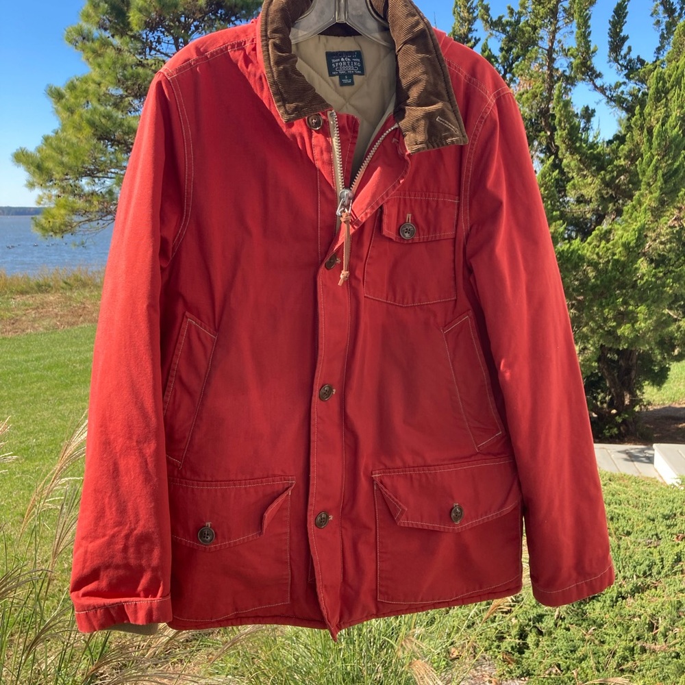 J Crew outerwear small mens red jacket